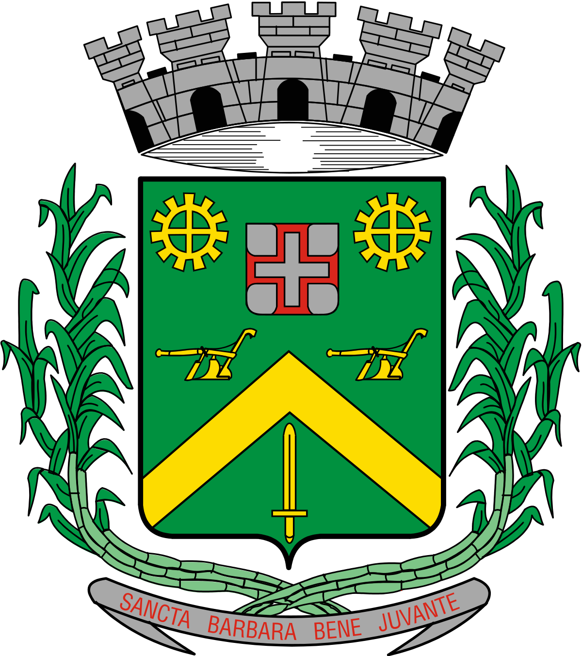 Brasão ou logo de Santa Bárbara d’Oeste